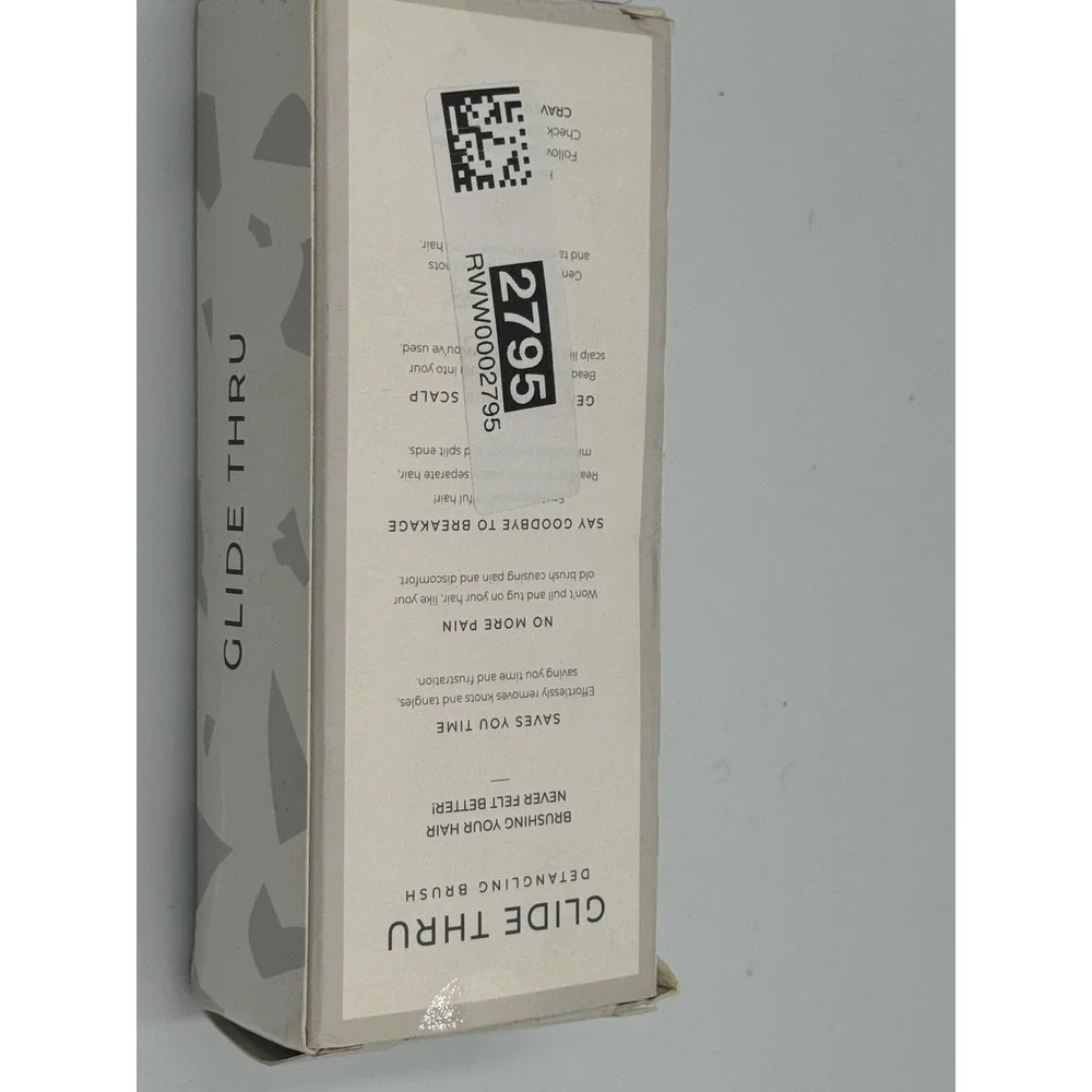 Crave Naturals Glide Thru Detangling Brush Blue New in Box